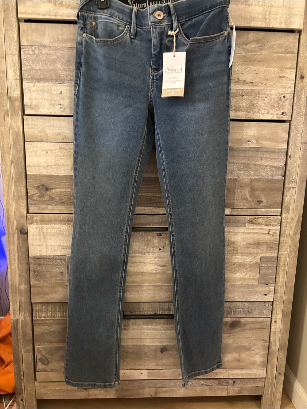 Natural Reflections Women's Slim Dark Blue Skinny Jeans